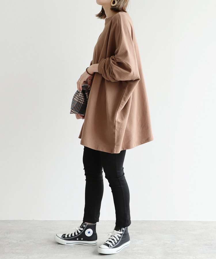 イエベ春/イエベ秋服　ゆったりシルエットの大人プルオーバー