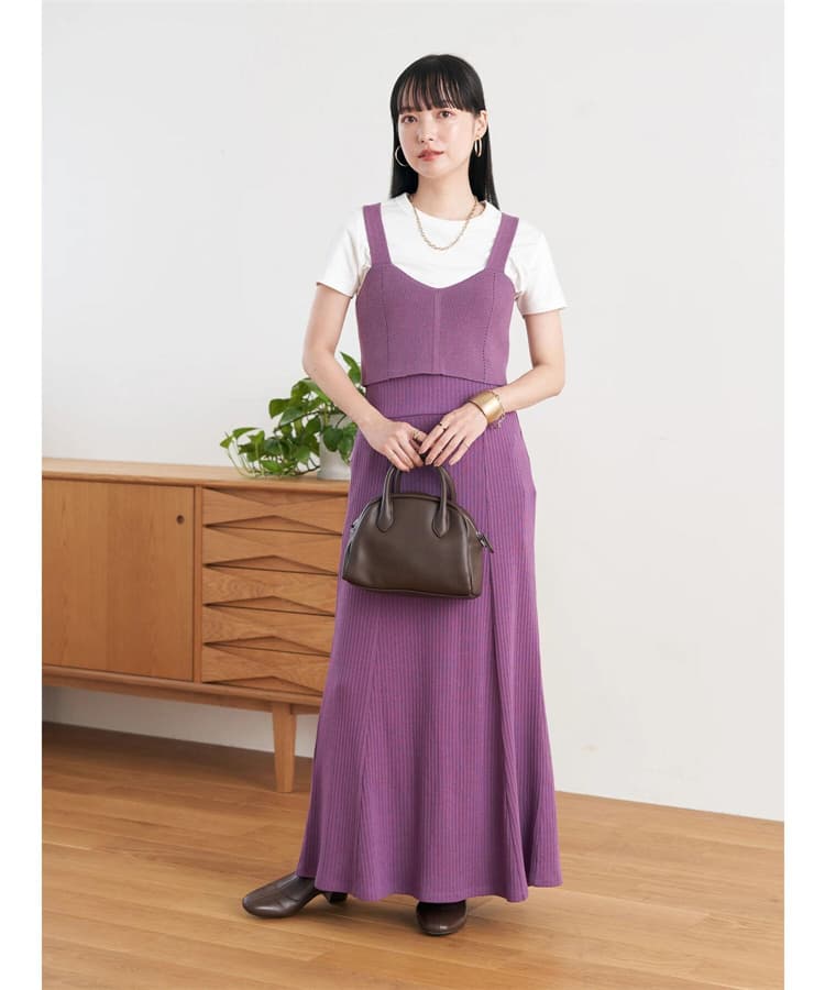 イエベ春/イエベ秋服　ニットマーメイドスカート