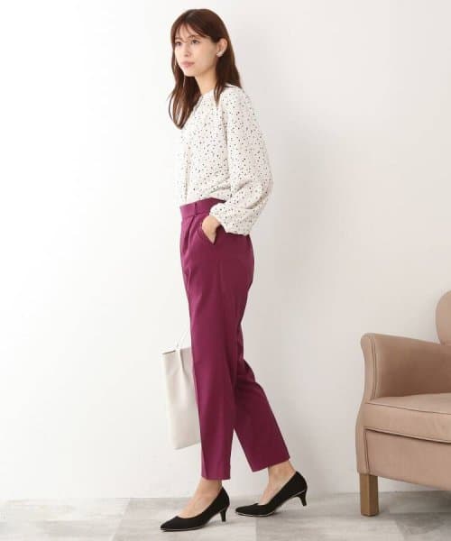 イエベ春/イエベ秋服　スタイリッシュテーパードパンツ