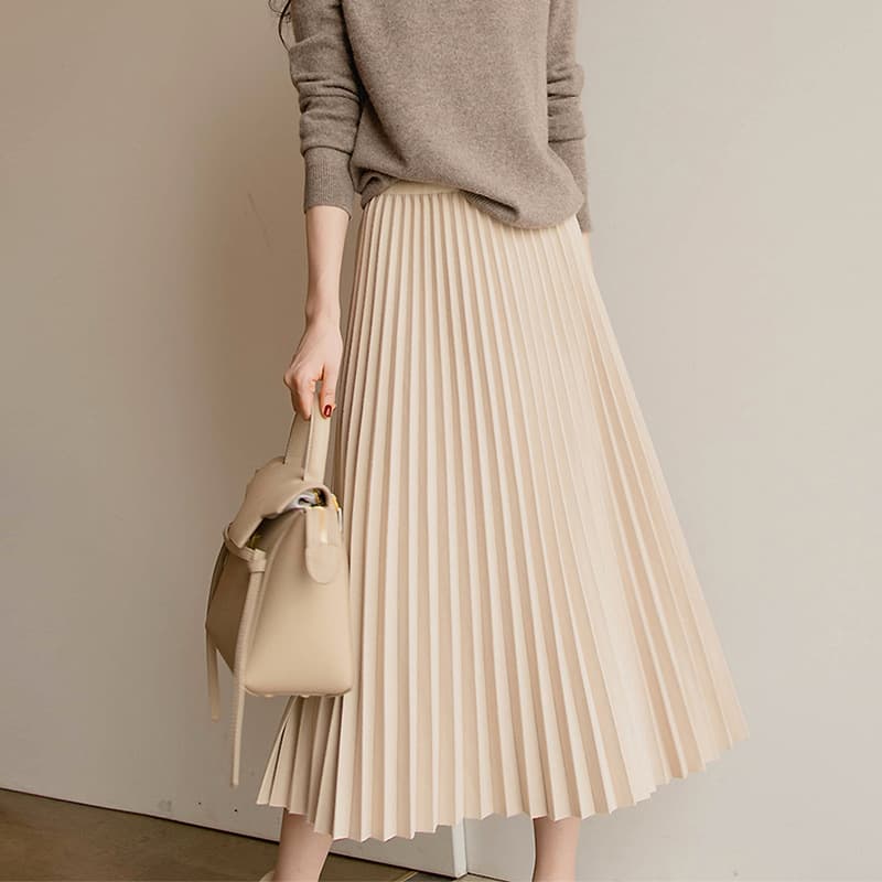 イエベ春/イエベ秋服　プリーツスカート