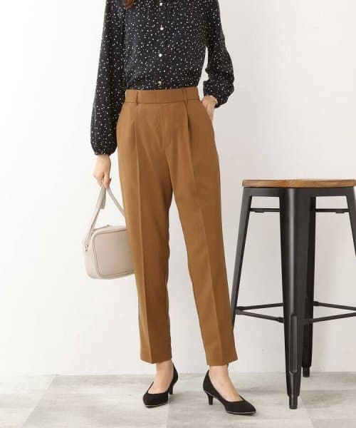 イエベ春/イエベ秋服　スタイリッシュテーパードパンツ