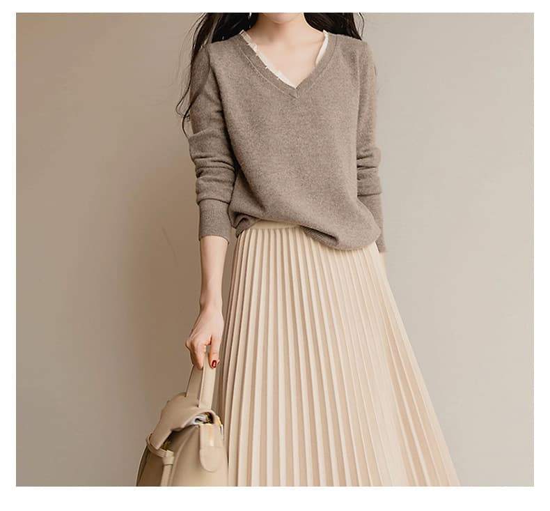 イエベ春/イエベ秋服　プリーツスカート