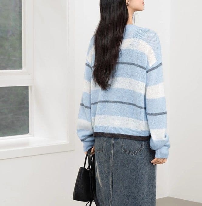 イエベ春服　優美シルエットカーディガン