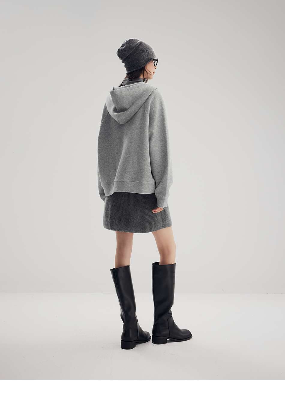イエベ春/イエベ秋服　ハーフジップスウェット