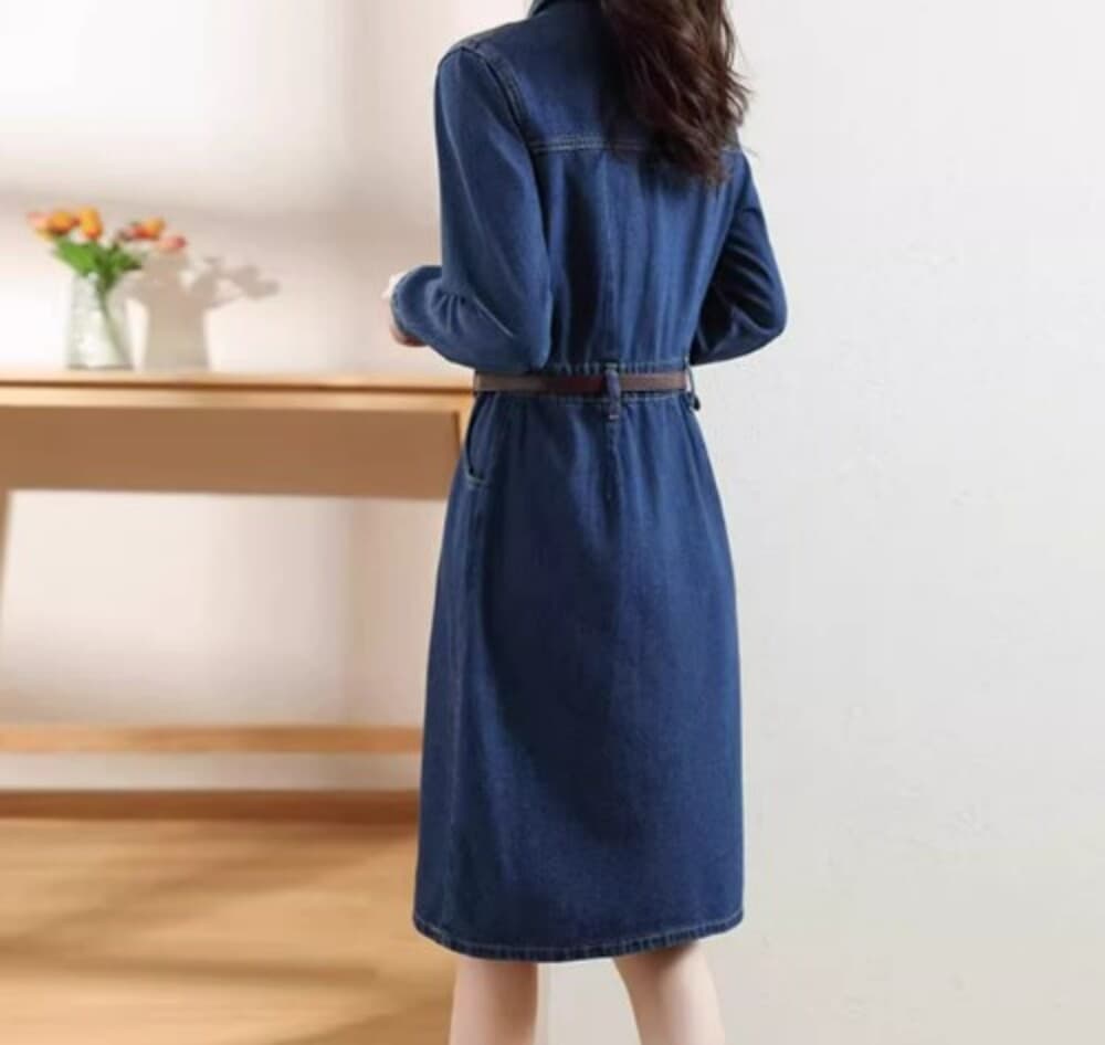 イエベ秋服 デニムワンピース