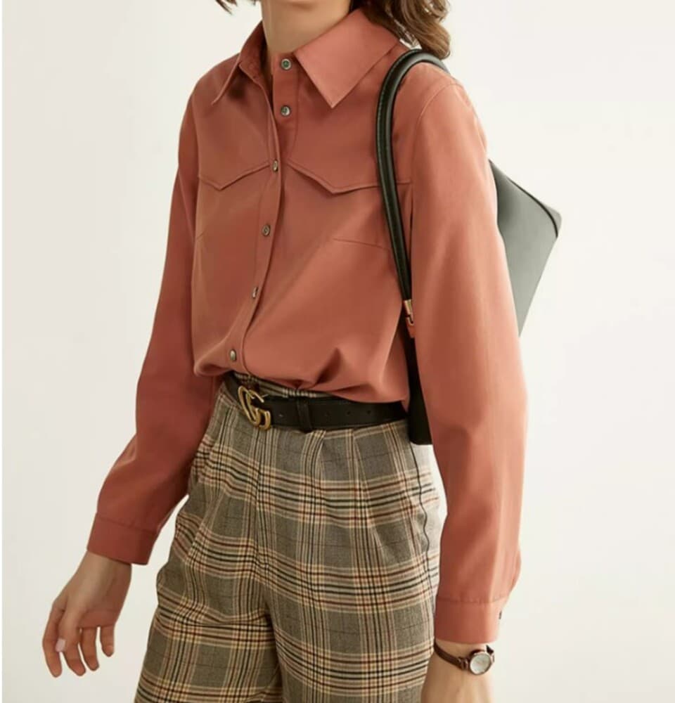 イエベ春/イエベ秋服 レギュラーカラーシャツ