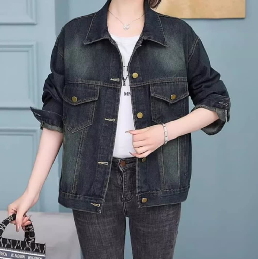 イエベ秋服 デニムショートジャケット