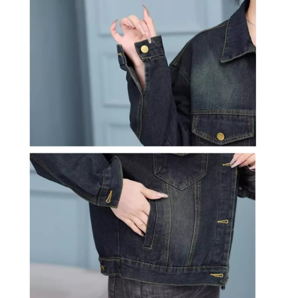 イエベ秋服 デニムショートジャケット