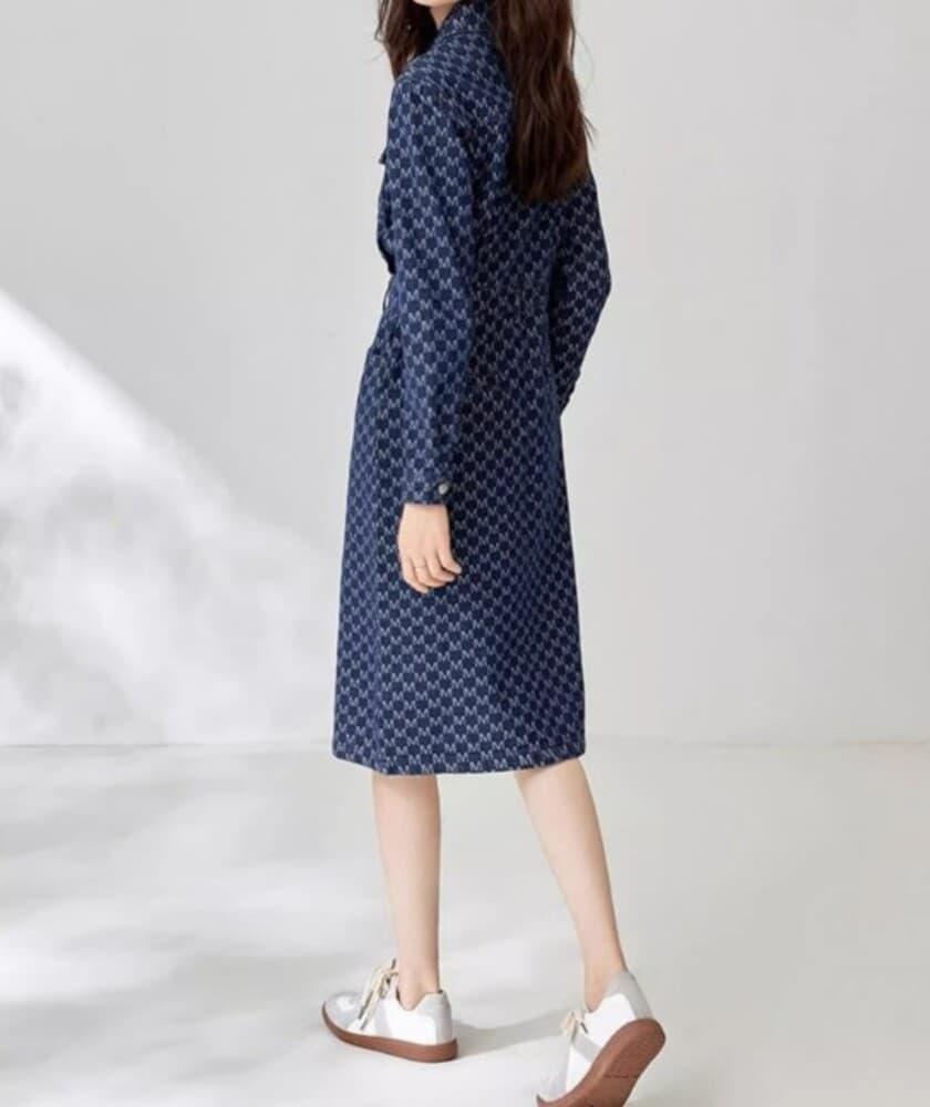 イエベ秋服 デニムワンピース