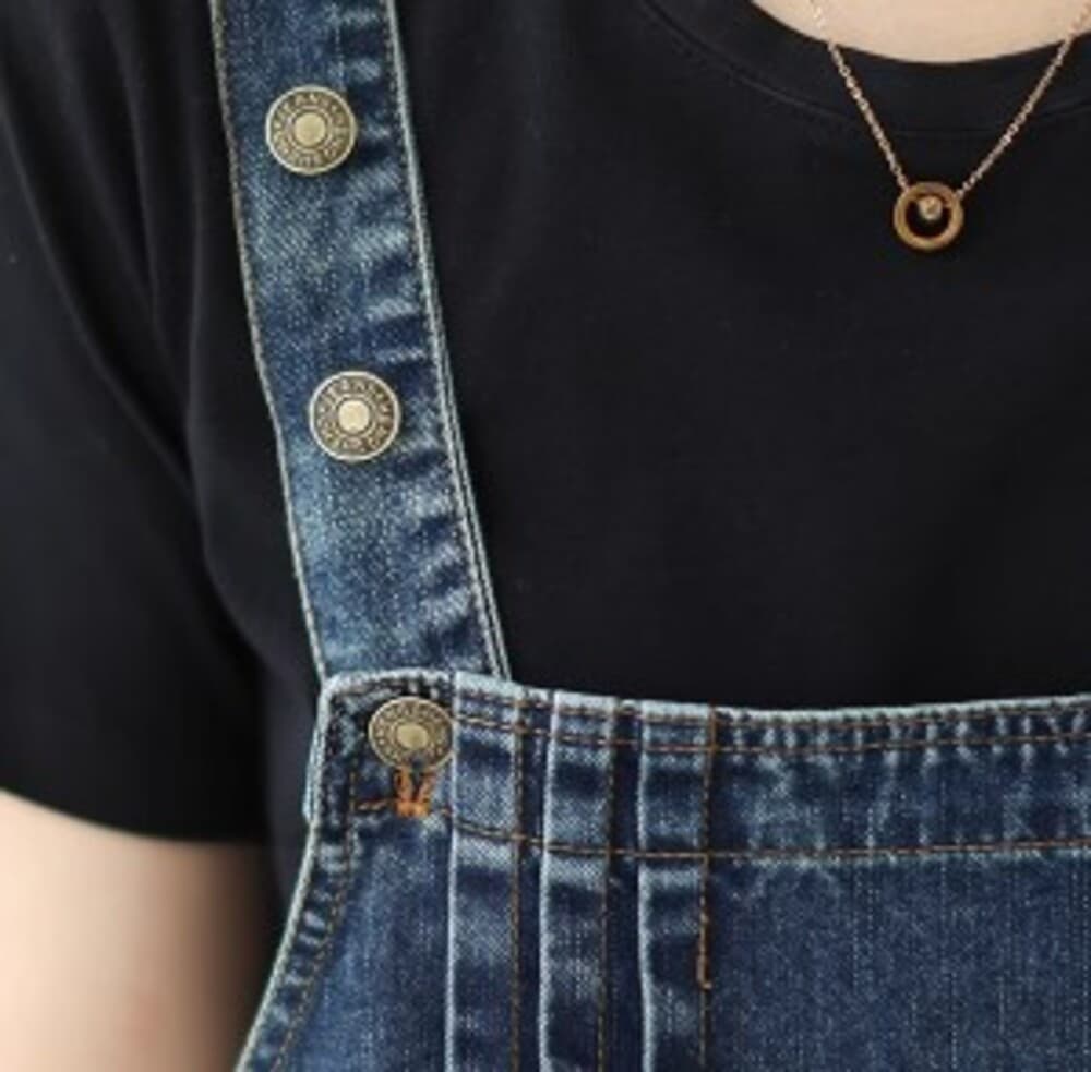 イエベ秋服 ルーズデニムワンピース