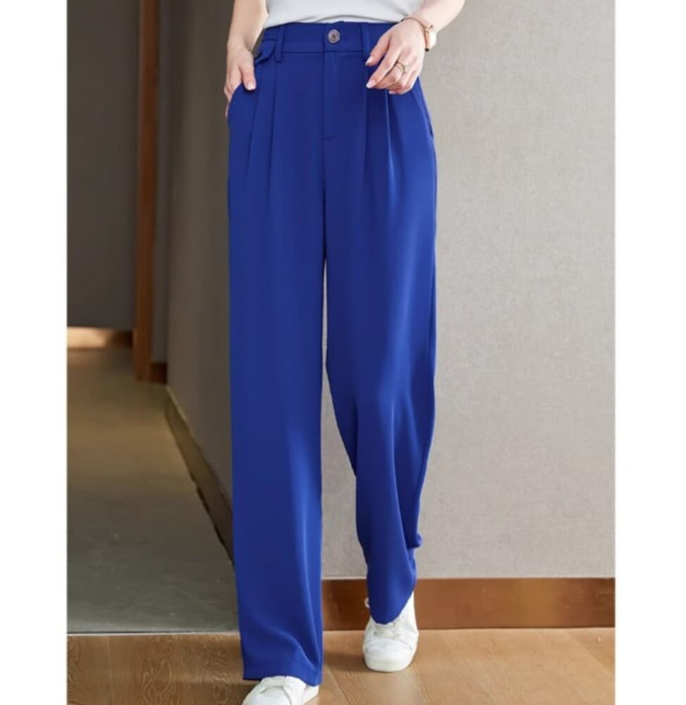 イエベ春/イエベ秋服 センタープレス ストパードパンツ