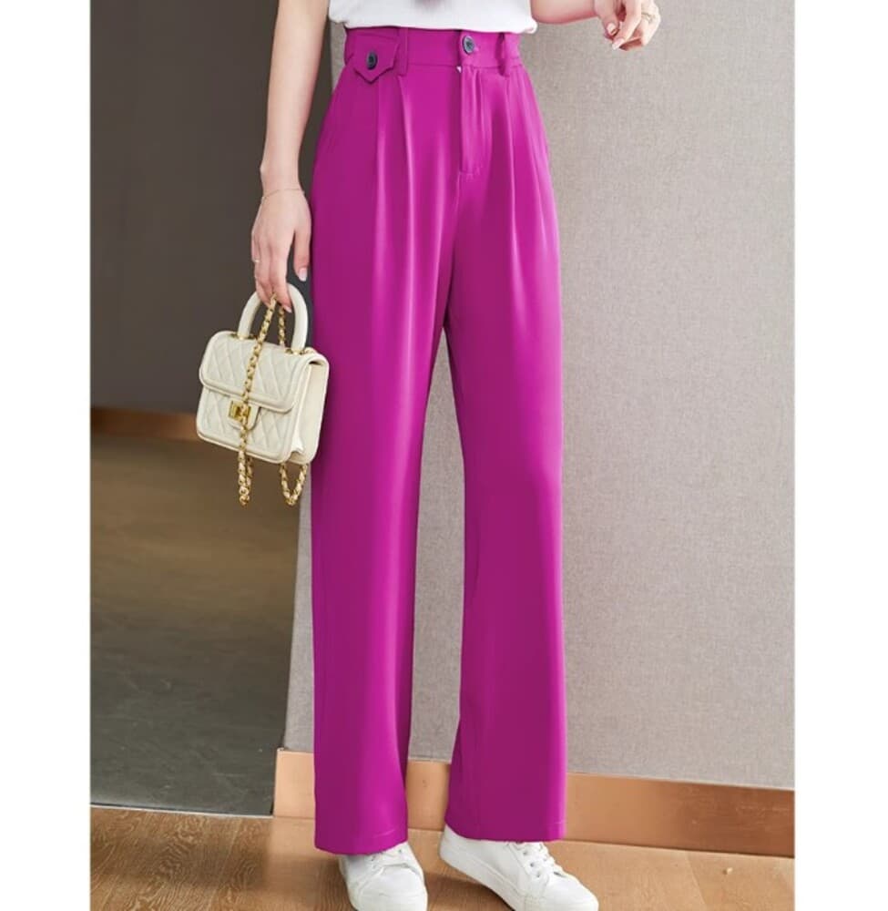 イエベ春/イエベ秋服 センタープレス ストパードパンツ