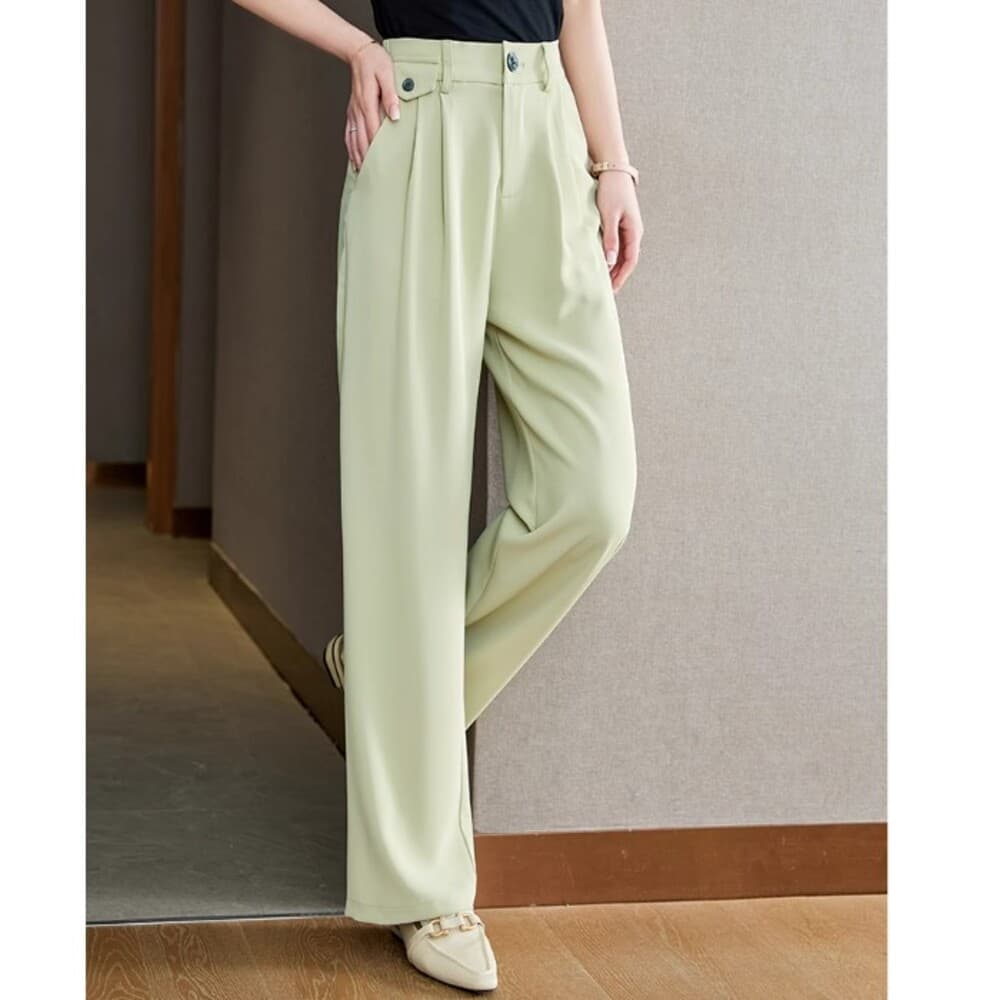 イエベ春/イエベ秋服 センタープレス ストパードパンツ