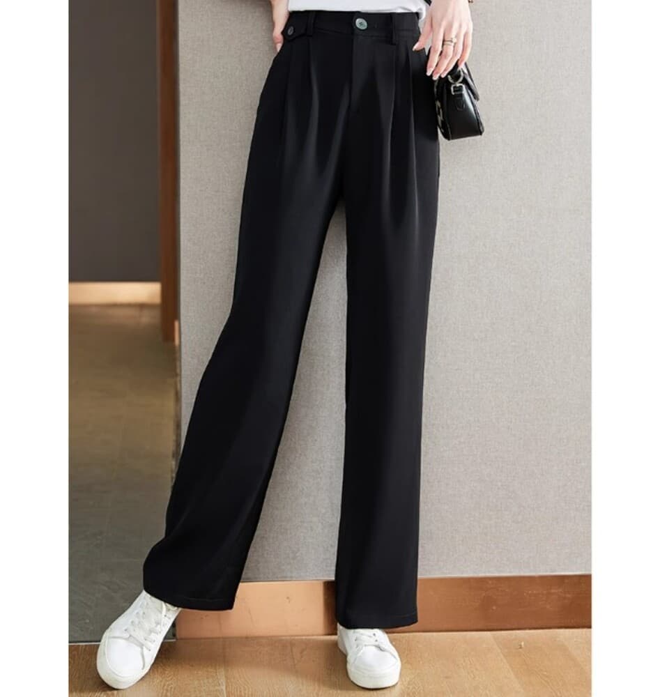 イエベ春/イエベ秋服 センタープレス ストパードパンツ