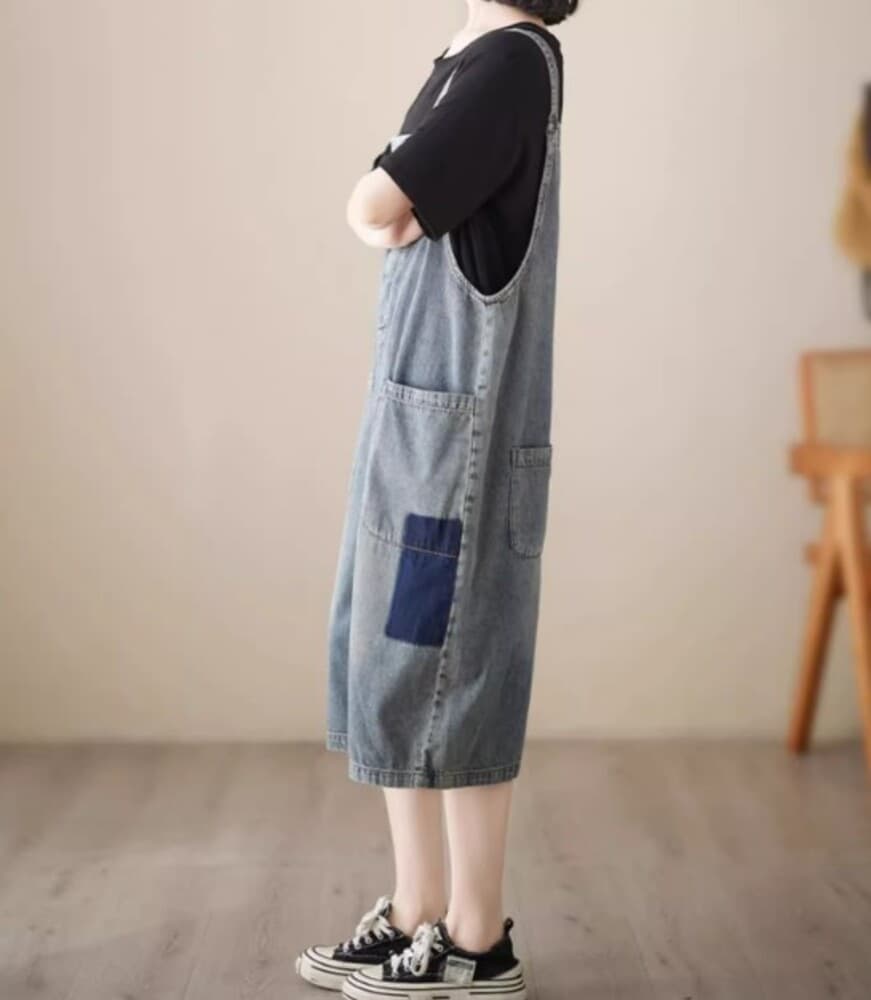 イエベ秋服 デニムサロペット