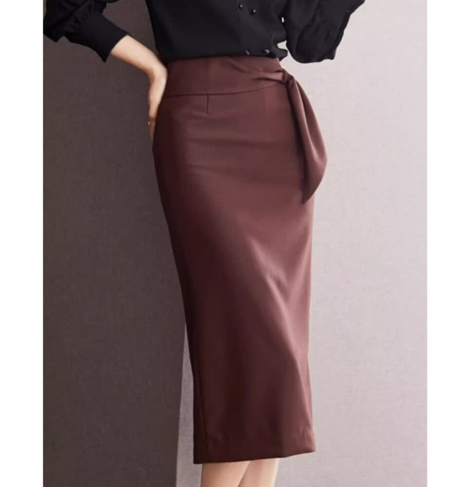 イエベ秋服 ハイウエストヒップスカート