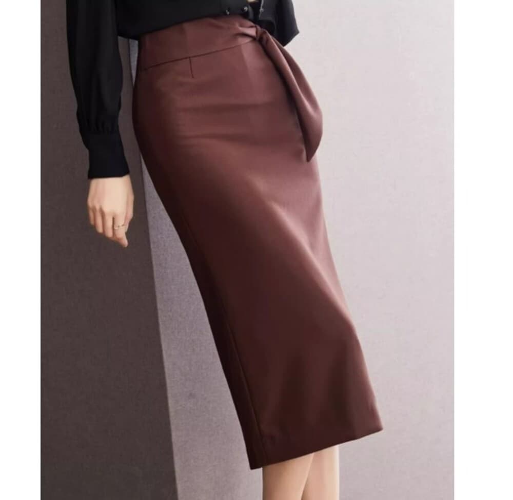 イエベ秋服 ハイウエストヒップスカート
