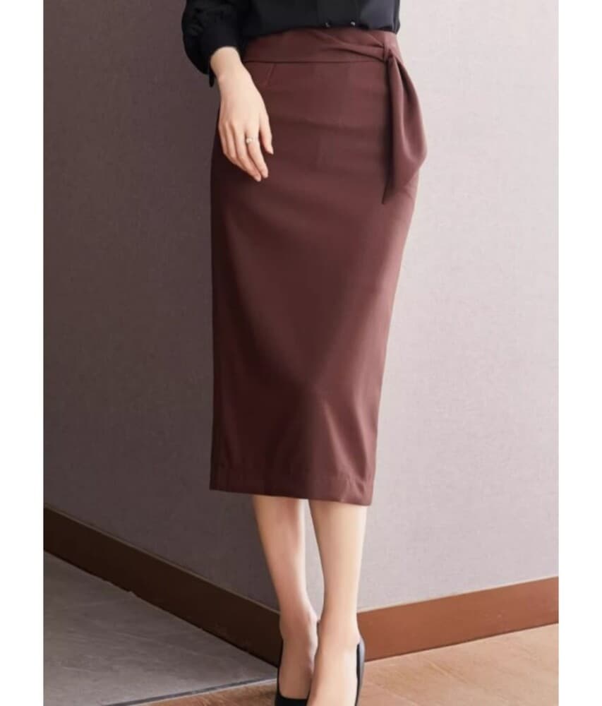 イエベ秋服 ハイウエストヒップスカート