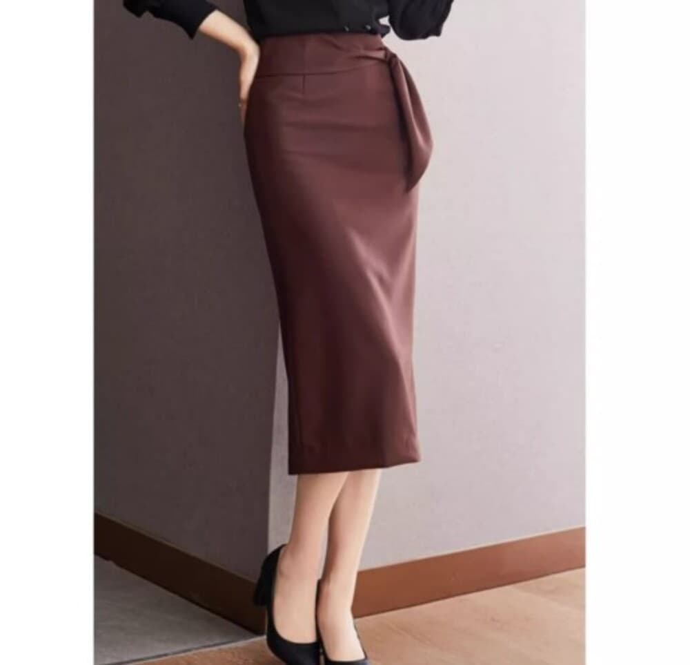 イエベ秋服 ハイウエストヒップスカート