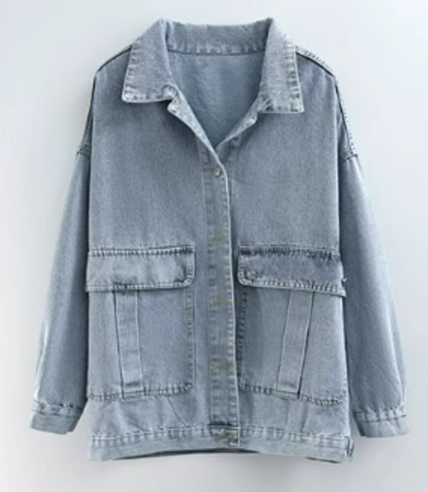 イエベ春服 オーバーサイズ デニムジャケット