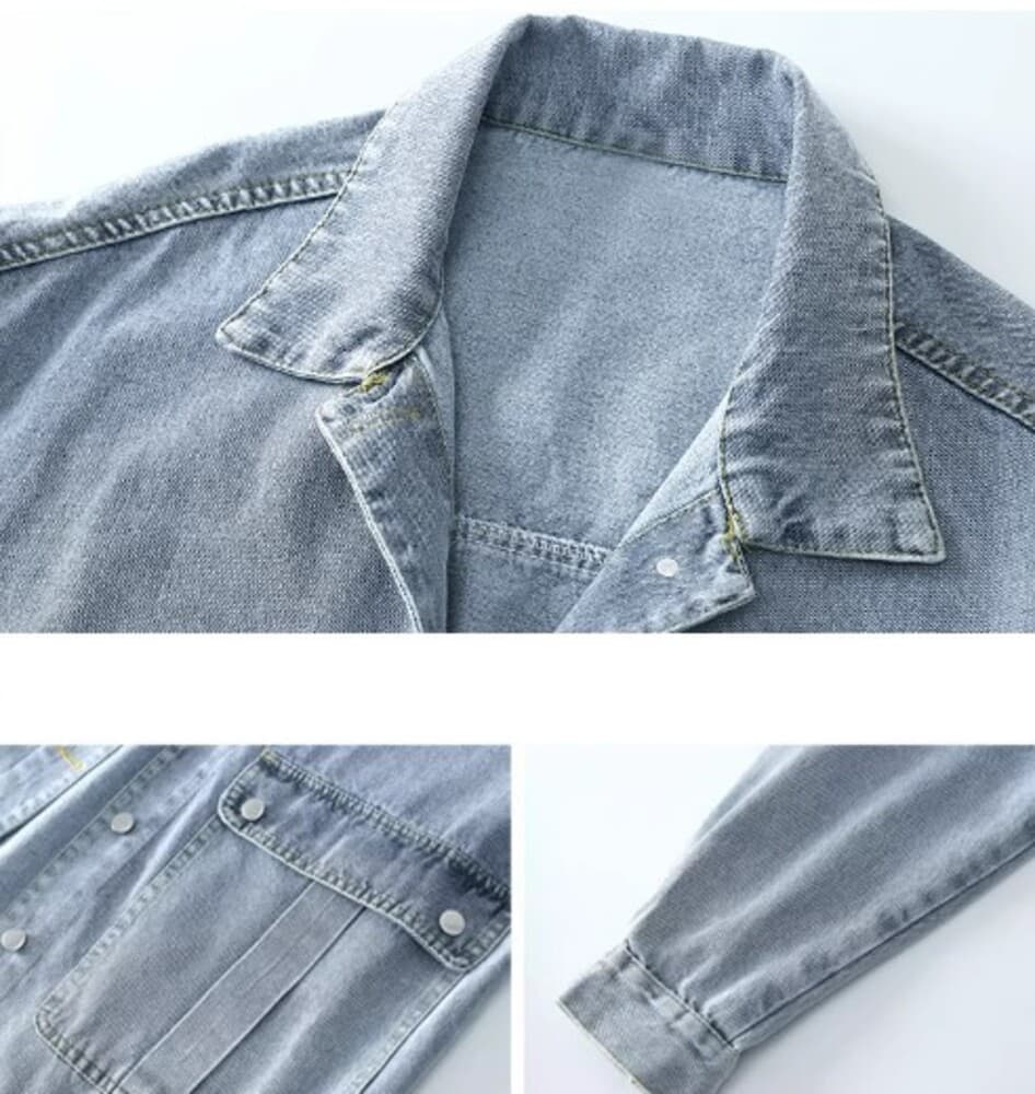 イエベ春服 オーバーサイズ デニムジャケット