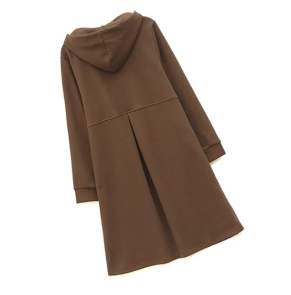 イエベ秋服 ニットパーカーワンピース
