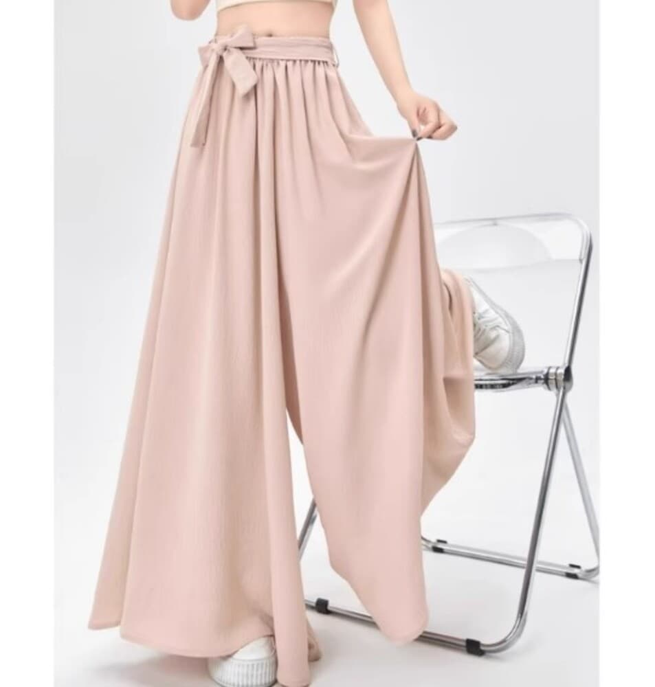 イエベ春服 リラックスワイドパンツ