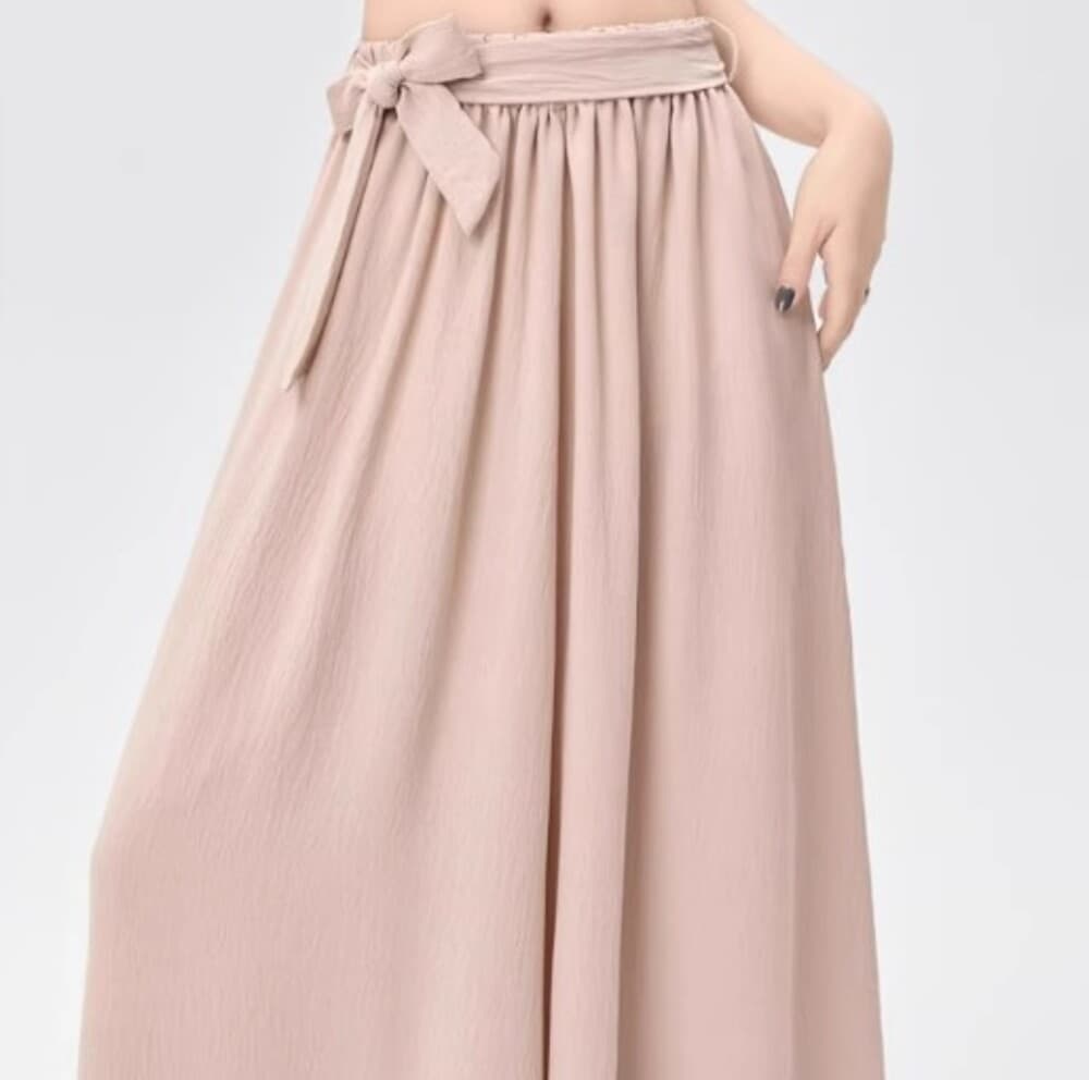 イエベ春服 リラックスワイドパンツ