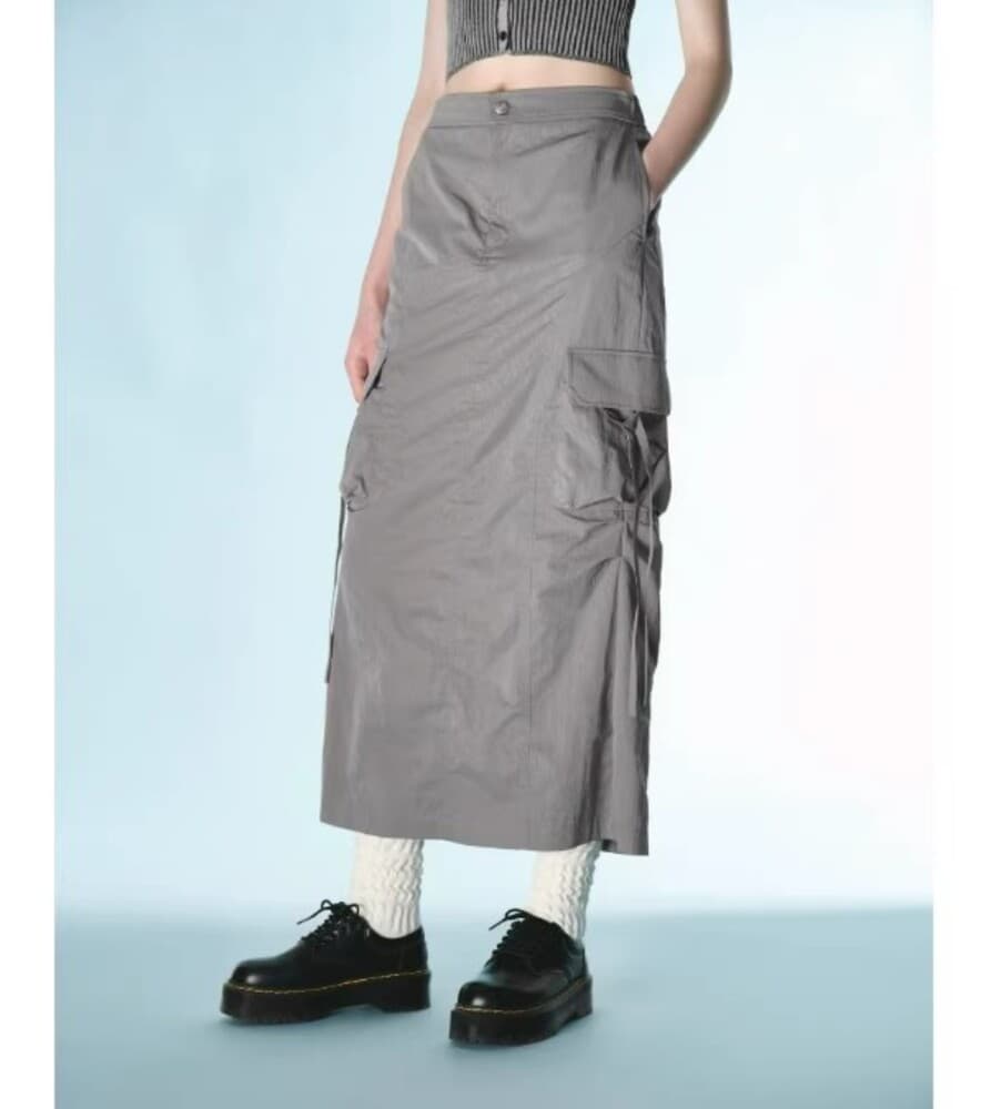 イエベ秋服 カーゴロングスカート