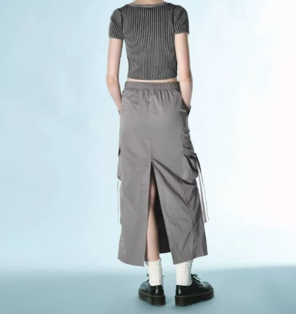 イエベ秋服 カーゴロングスカート