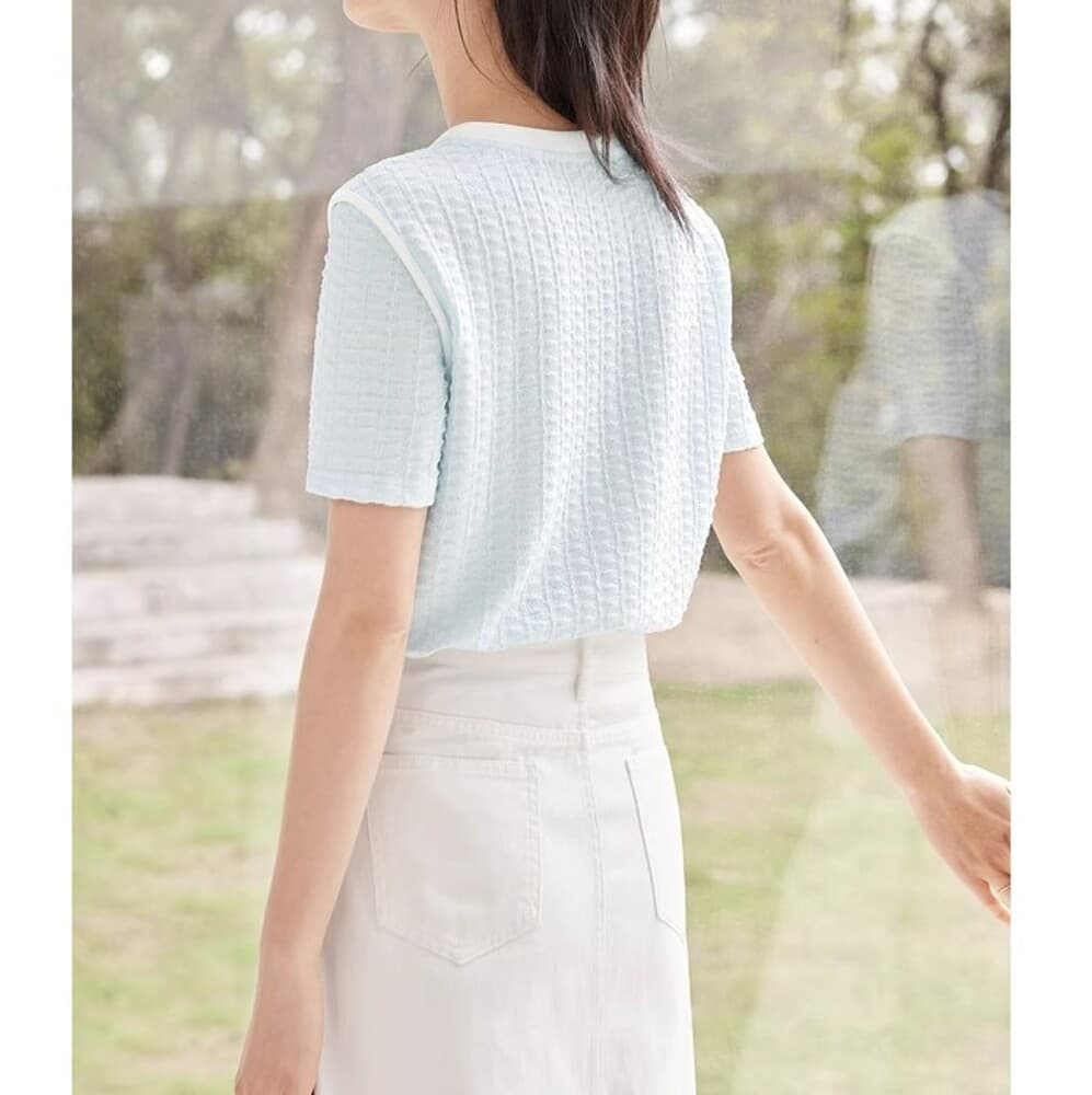 イエベ春/イエベ秋服 ラウンドネックTシャツ