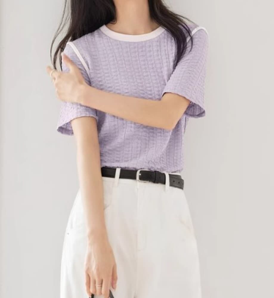 イエベ春/イエベ秋服 ラウンドネックTシャツ