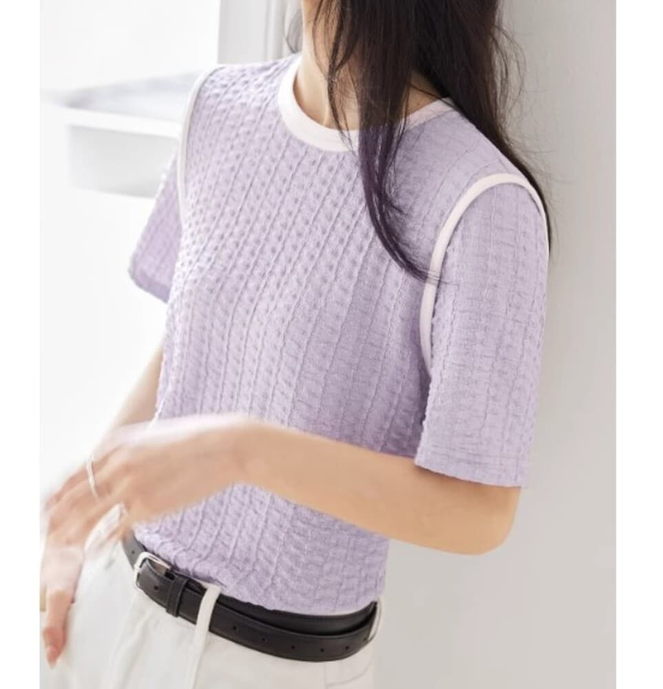 イエベ春/イエベ秋服 ラウンドネックTシャツ