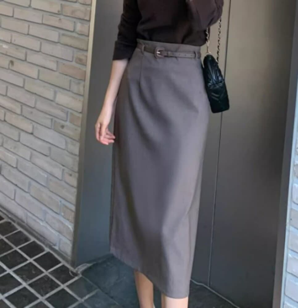 イエベ秋服 タイトミディスカート