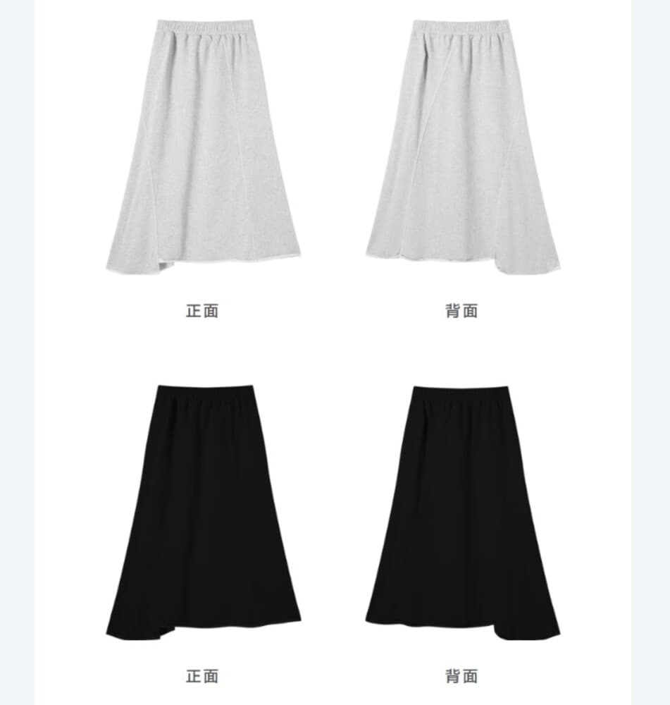 イエベ春服 スウェットフレアスカート