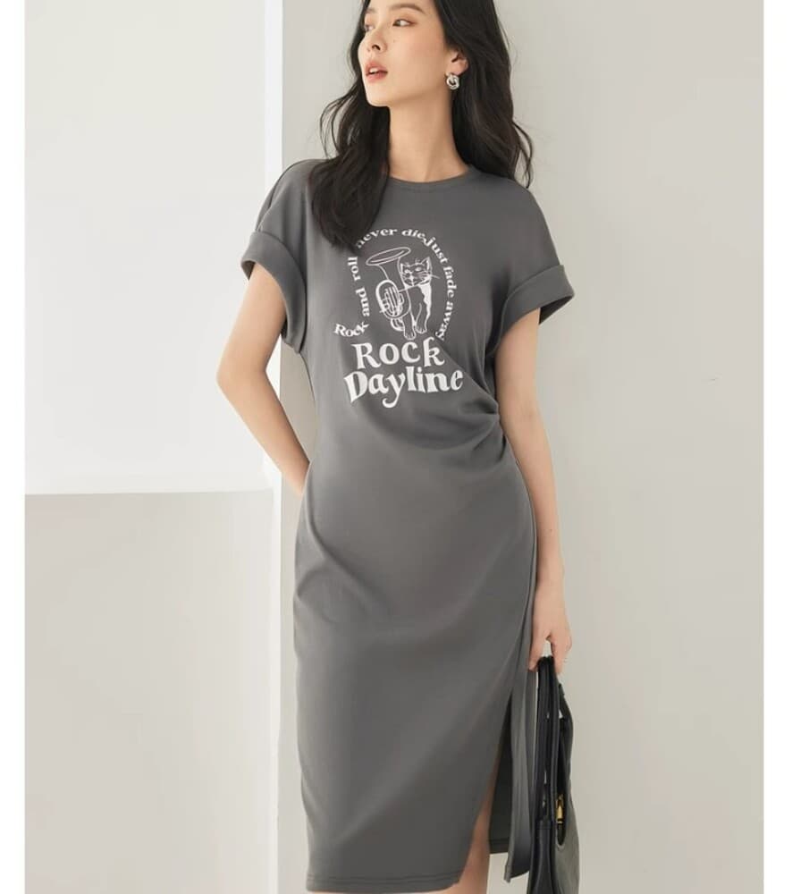 イエベ秋服 半袖ワンピース