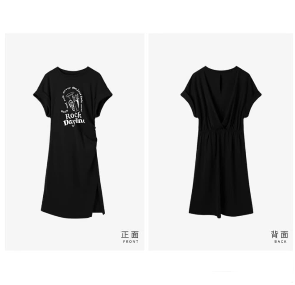 イエベ秋服 半袖ワンピース
