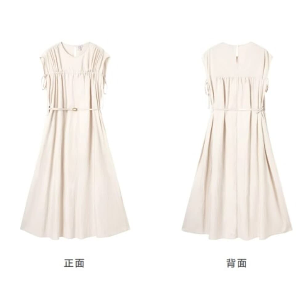 イエベ春/イエベ秋服 ゆったりフレアワンピース