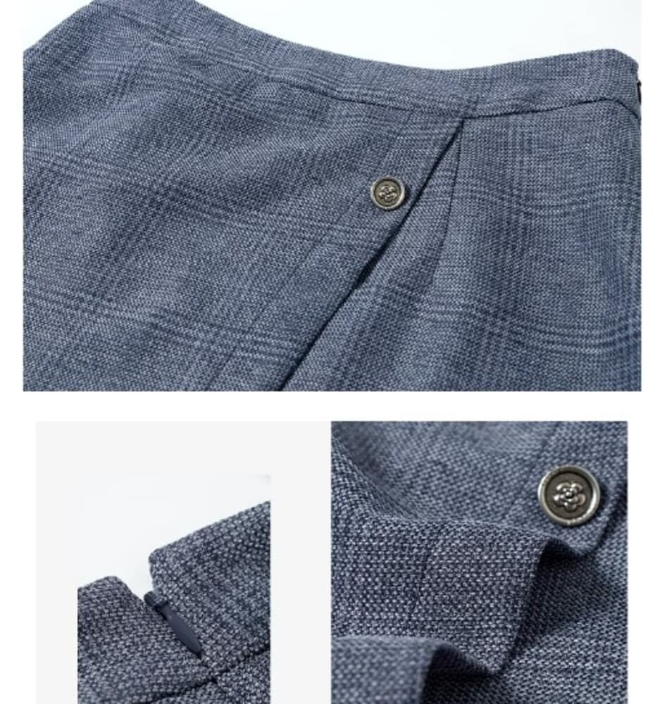 イエベ春/イエベ秋服 半袖ポロシャツ×ロングスカートセットアップ