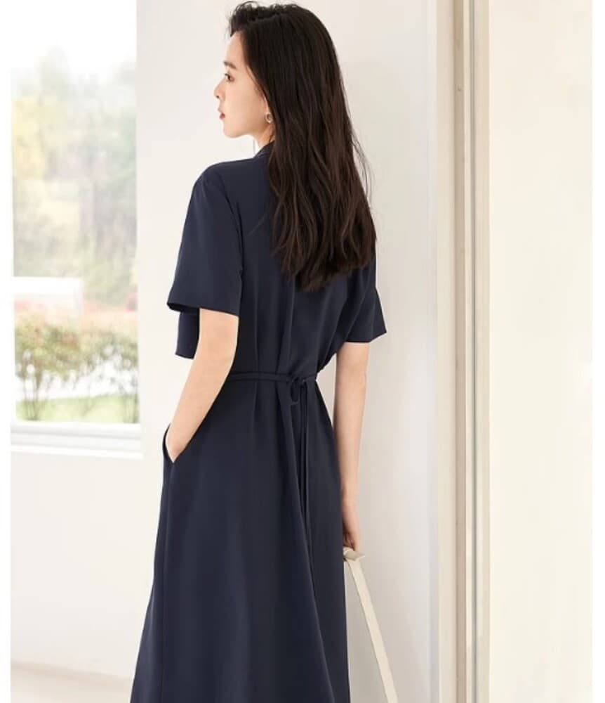 イエベ春/イエベ秋服 セットアップ風ワンピース