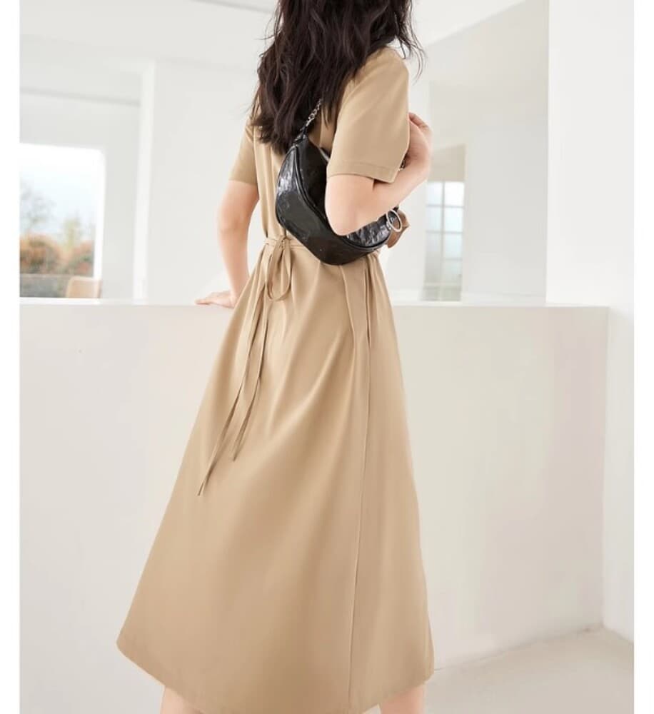 イエベ春/イエベ秋服 セットアップ風ワンピース