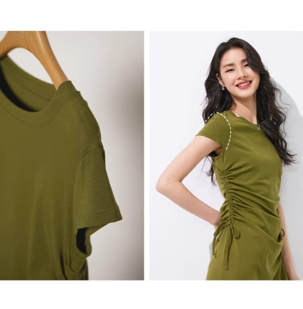 イエベ秋服 Tシャツワンピース