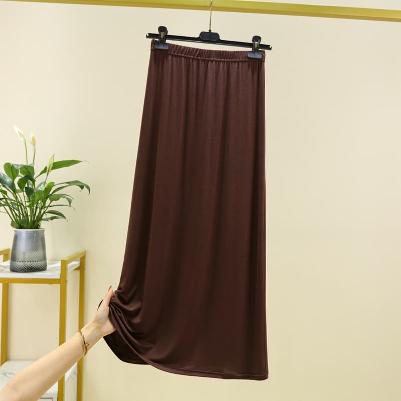 イエベ春/イエベ秋服 しなやかマキシタイトスカート