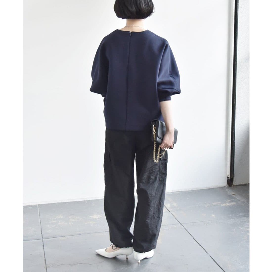 イエベ春/イエベ秋服 ぽわん袖トレーナー