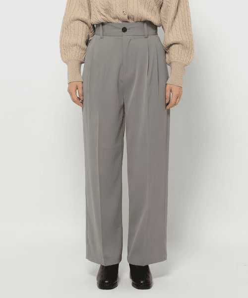 イエベ春/イエベ秋服 リラックスドレープパンツ