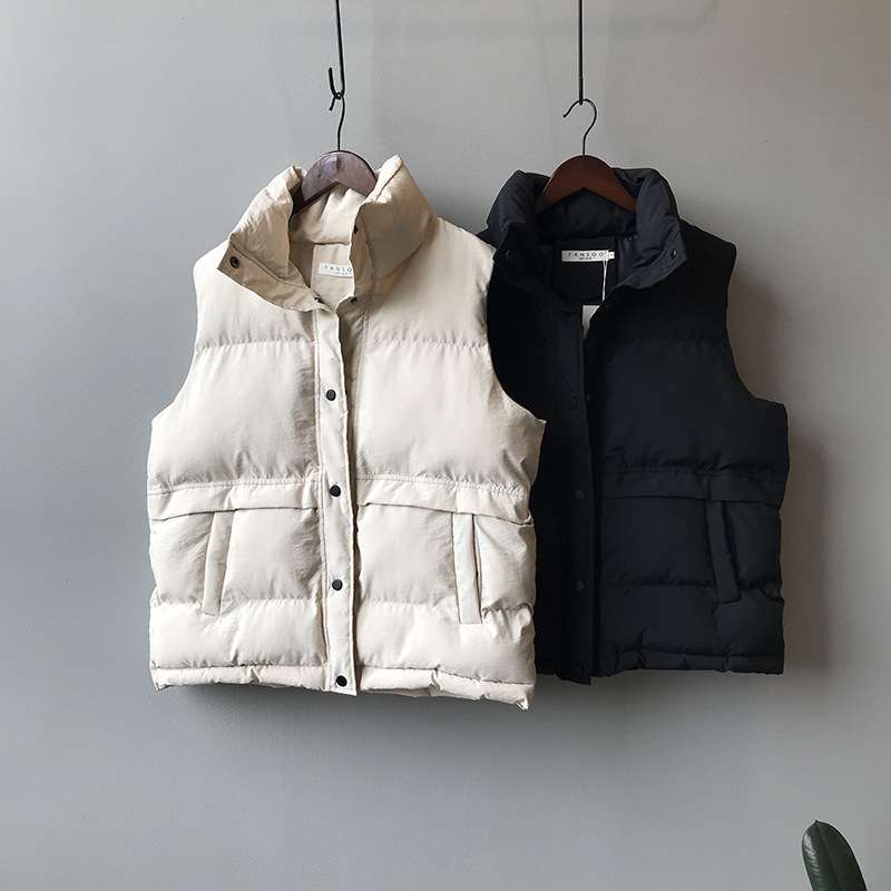 イエベ春服 柔らか素材のボリュームダウンベスト