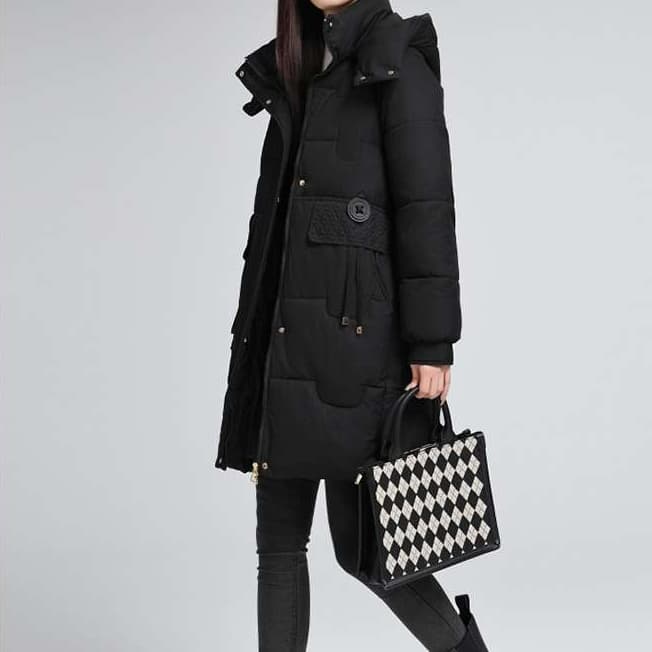 イエベ春/イエベ秋服 プレミアム中綿ロングコート