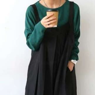 イエベ春/イエベ秋服 ゆったりオーバーサイズスウェットT
