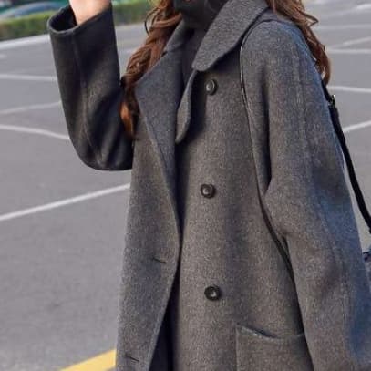 イエベ秋服 ロング丈のゆったりコート