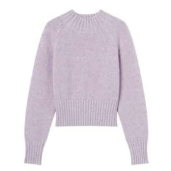 イエベ春服 リブ編み切替あったかニットセーター